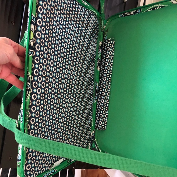 Vera Bradley laptop case with strap - Picture 3 of 8